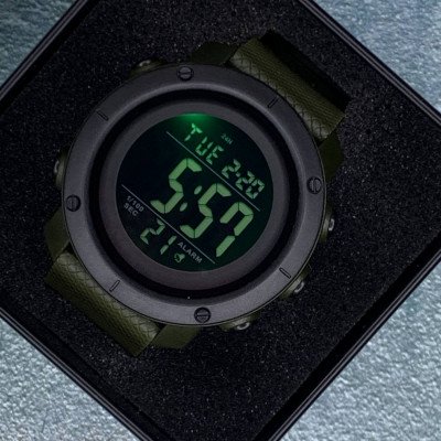 Skmei 1426AGWT Army Green-White