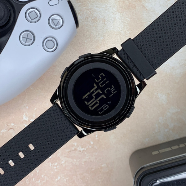 Чоловічий годинник Skmei 1502 All Black фото 4