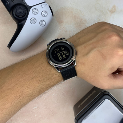 Skmei 1502SI Black-Silver