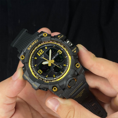 Skmei 1155 Black-Gold