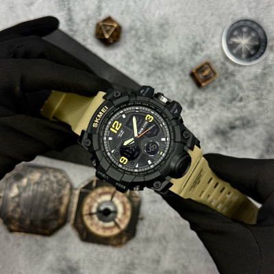 Skmei 1155 Black-Khaki