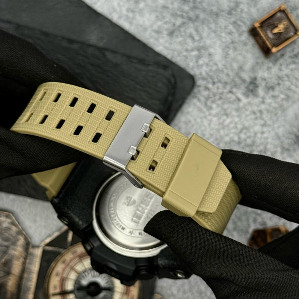 Чоловічий годинник Skmei 1155 Black-Khaki фото 7
