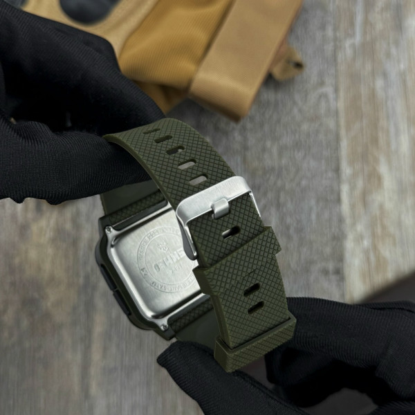 Чоловічий годинник Skmei 1894 All Black-Military Wristband фото 8