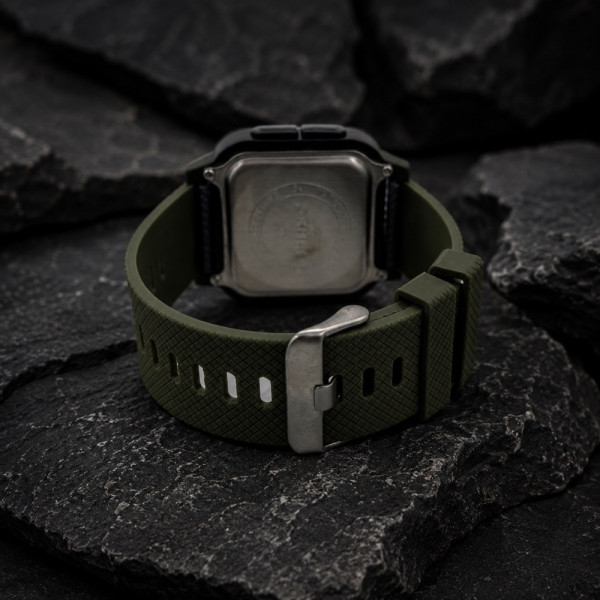 Мужские часы Skmei 1894 All Black-Military Wristband фото 7