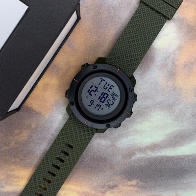 Skmei 1213AG Black-Military Wristband