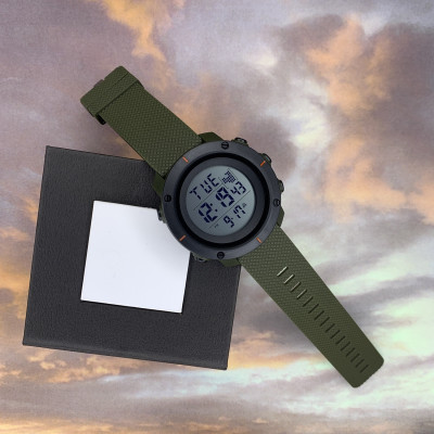 Skmei 1213AG Black-Military Wristband