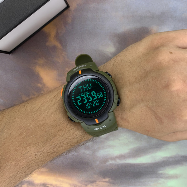 Мужские часы Skmei 1231AG Military Smart Watch + Compass фото 3