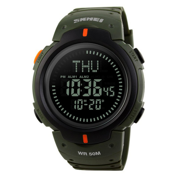 Чоловічий годинник Skmei 1231AG Military Smart Watch + Compass фото 1