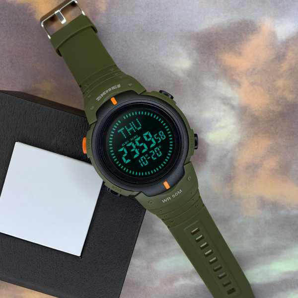 Чоловічий годинник Skmei 1231AG Military Smart Watch + Compass фото 5
