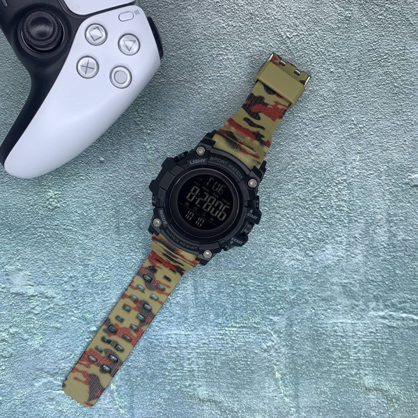 Чоловічий годинник Skmei 1384CMRD Black-Camo фото 3