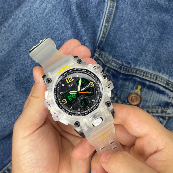 Мужские часы Skmei 1155BWT White-Black фото 6