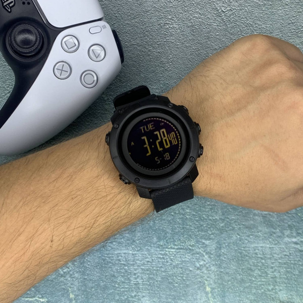 Мужские часы Skmei 1427BK Black + Compass фото 6