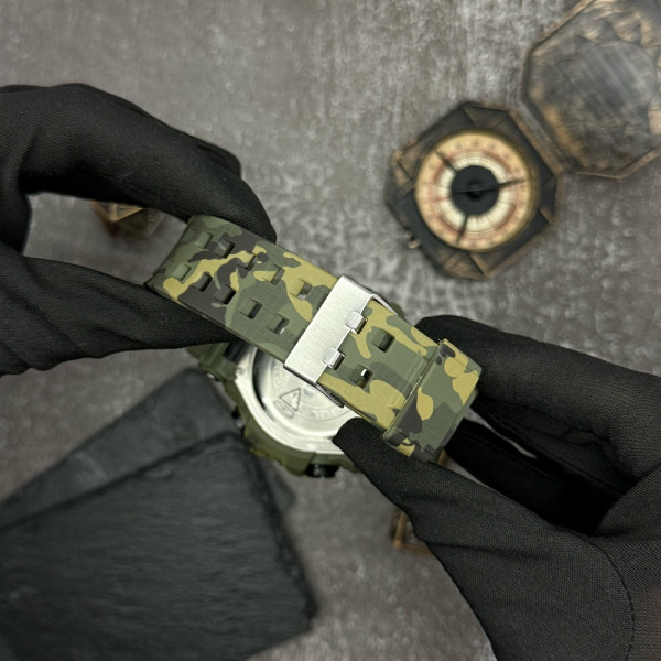Чоловічий годинник Skmei 1637CMGN Camo Green. фото 8