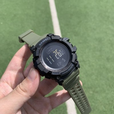 Skmei 1356AG Army Green + Compass