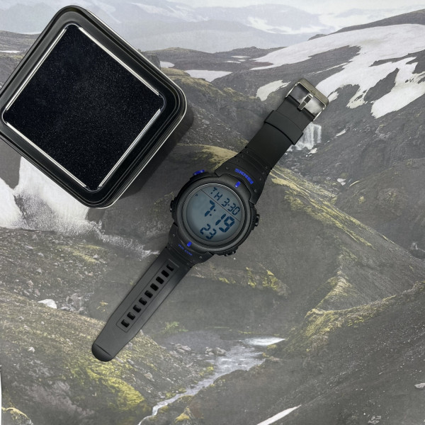 Чоловічий годинник Skmei 1068BU Black-Blue фото 4