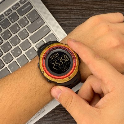 Skmei 1251GDRD Black-Gold-Red SALE