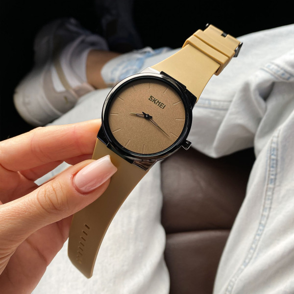 Жіночий годинник Skmei 1601SAT Brown фото 4
