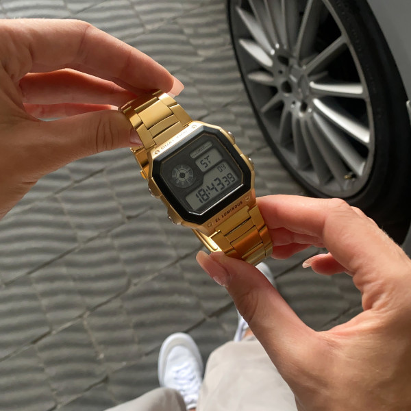 Чоловічий годинник Skmei 1335GD Gold фото 4