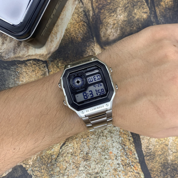 Мужские часы Skmei 1335SI Silver фото 5