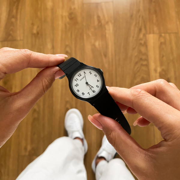 Чоловічий годинник Skmei 1419BKWT-NM Black White фото 7