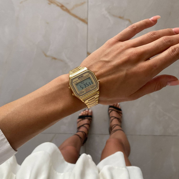 Женские часы Skmei 1474GD Gold фото 6