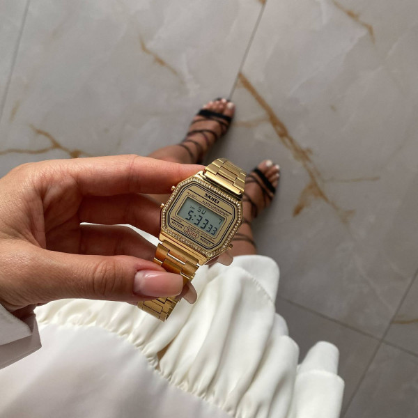 Женские часы Skmei 1474GD Gold фото 5