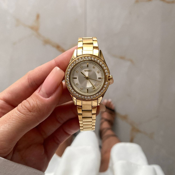 Женские часы Skmei 1534GD Gold фото 3