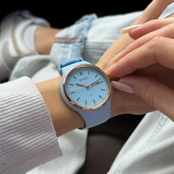 Жіночий годинник Skmei 1747BU Blue фото 4