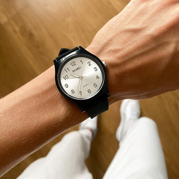 Женские часы Skmei 1760BKSI Black-Silver фото 6