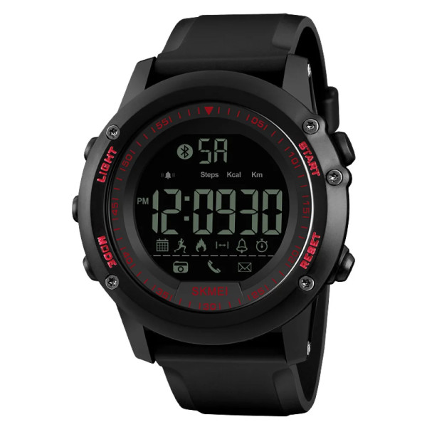 Мужские часы Skmei 1321RD Red Bluetooth фото 1