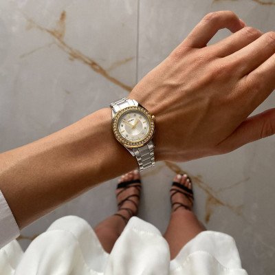 Skmei 1534GDSI Gold-Silver