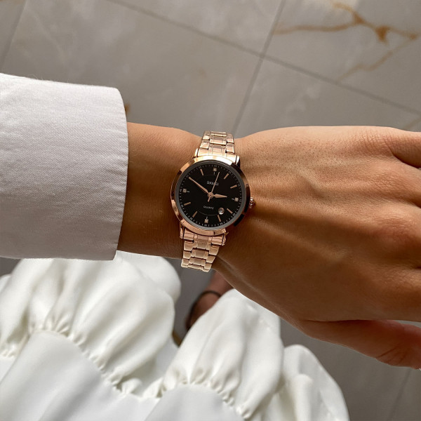 Женские часы Skmei 1819RGBK Rose Gold-Black фото 4