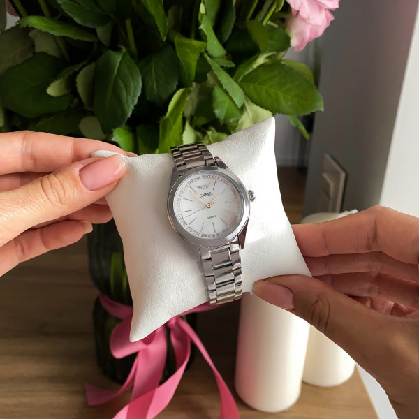 Жіночий годинник Skmei 1964SIWT Silver-White фото 8