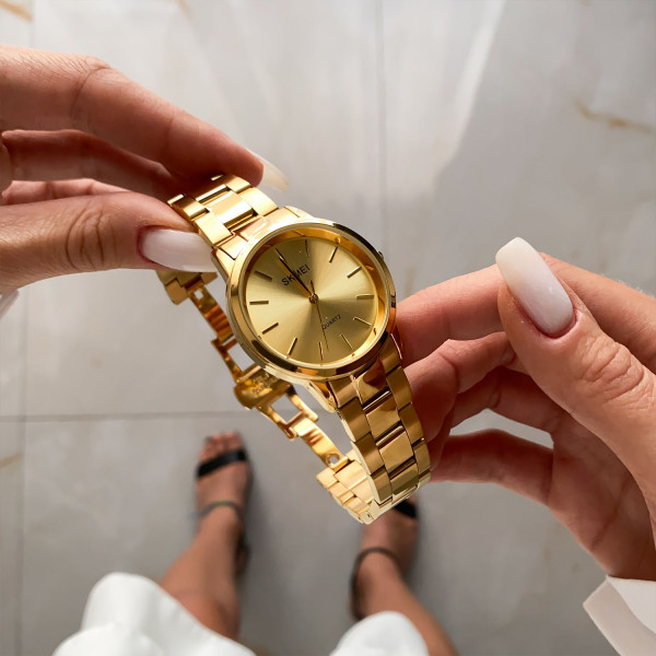 Женские часы Skmei 1694GD Gold фото 4