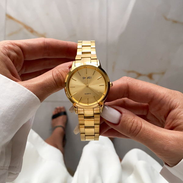Жіночий годинник Skmei 1694GD Gold фото 6