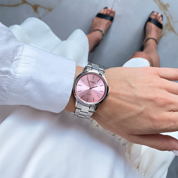 Женские часы Skmei 1694PK Pink фото 7