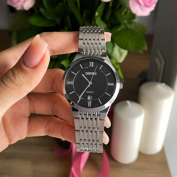 Жіночий годинник Skmei 9139BKSI-B Black-Silver B фото 3