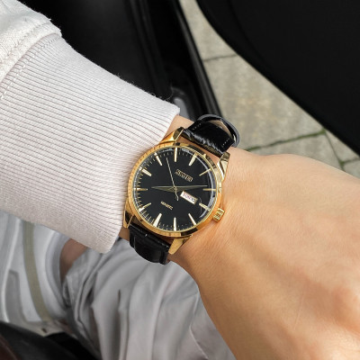 Skmei 9073GDBK-S Gold-Black lady