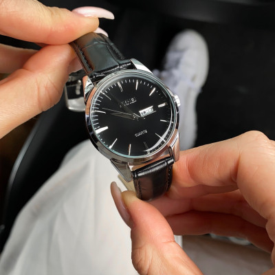 Skmei 9073SIBK-S Silver-Black lady