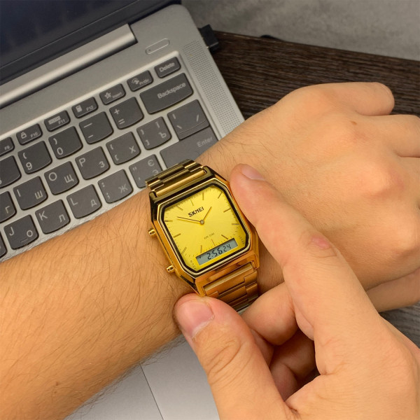 Наручний годинник Skmei 1220GD Gold фото 3
