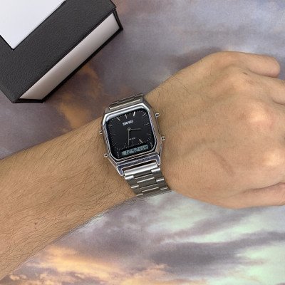 Skmei 1220SIBK Silver-Black