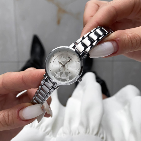 Женские часы Skmei 1411SI Silver фото 5