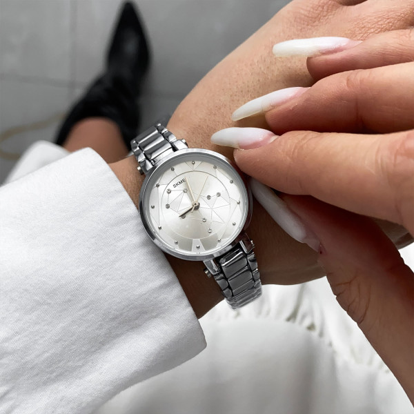 Жіночий годинник Skmei 1411SI Silver фото 4