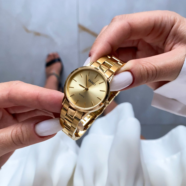 Женские часы Skmei 1695GD Gold фото 4
