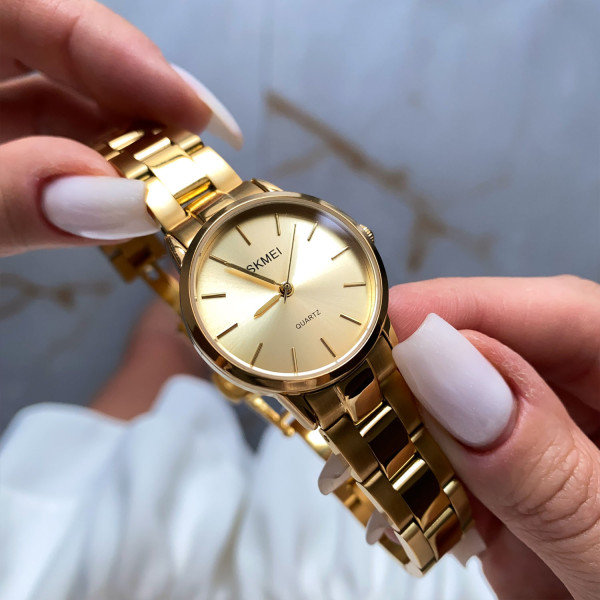 Женские часы Skmei 1695GD Gold фото 6