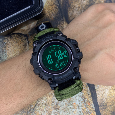 Skmei 1356AGPK Army Green Tactic Compass