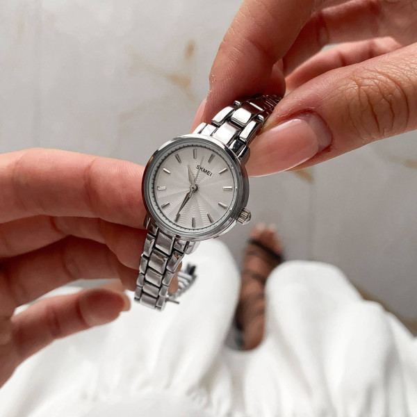 Жіночий годинник Skmei 1410SI Silver фото 4
