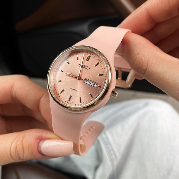Женские часы Skmei 2057PK Pink фото 3