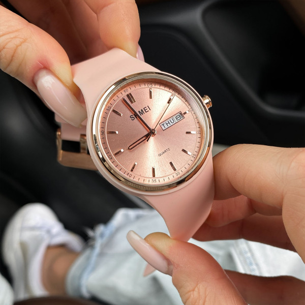 Женские часы Skmei 2057PK Pink фото 4