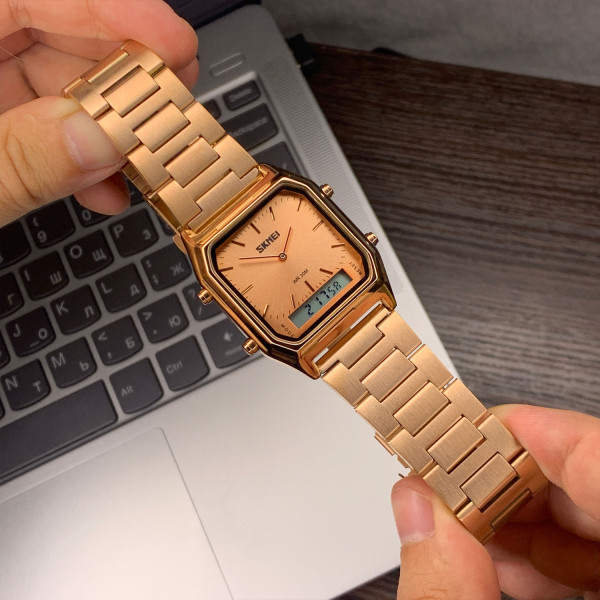 Мужские часы Skmei 1220RG Rose Gold фото 5